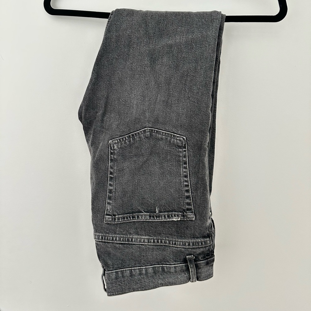Zara Mid Rise Straight Leg Jeans